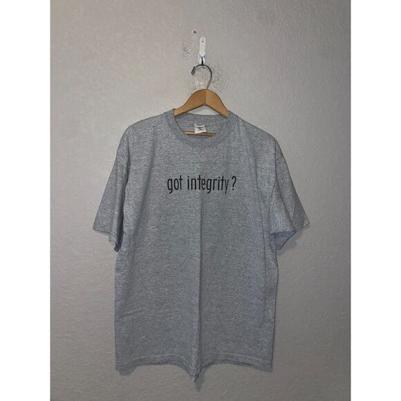 Vintage Internet Security Shirt Got Integrity Tripwire Assurance Promo Tee XL - Picture 1 of 9